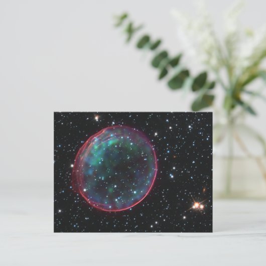 Carte Postale Bulle spatiale (Debout devant)