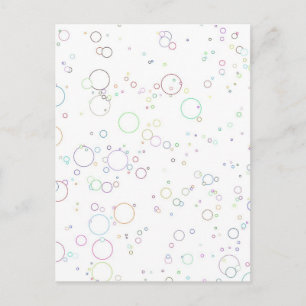 Carte Postale Bulles