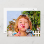 Carte Postale Bulles de filles (Devant / Derrière)