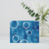 Carte Postale Bulles de flottement (Debout devant)