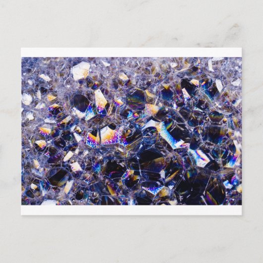 Carte Postale bulles de mousse (Devant)