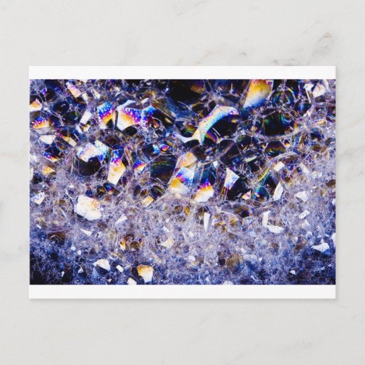 Carte Postale bulles de mousse (Devant)