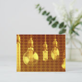 Carte Postale Bulles Edison Steampunk (Debout devant)