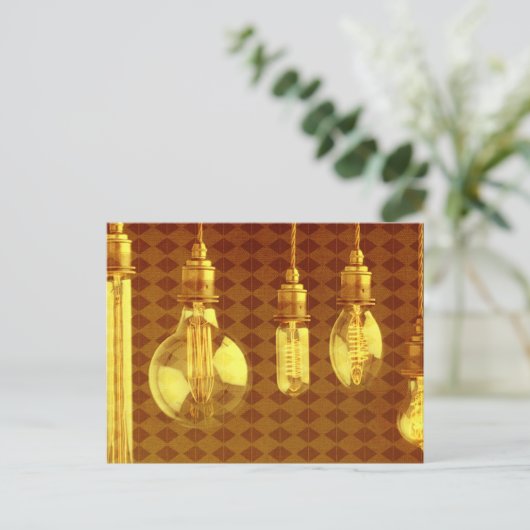 Carte Postale Bulles Edison Steampunk (Debout devant)