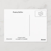 Carte Postale Bulles flottantes (Dos)