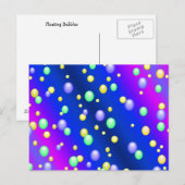 Carte Postale Bulles flottantes (Devant / Derrière)