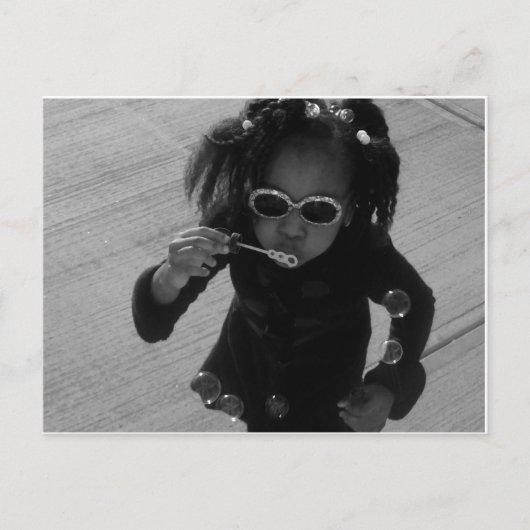 Carte Postale Bulles gonflantes (Devant)