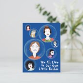 Carte Postale Bulles personnelles - Personnes (Debout devant)