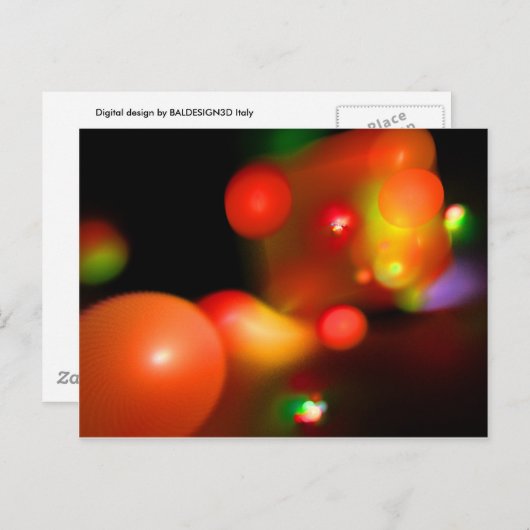 CARTE POSTALE BULLES QUANTUMES (Devant / Derrière)