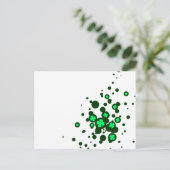 Carte Postale Bulles shamrocks (Debout devant)