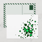 Carte Postale Bulles shamrocks (Devant / Derrière)