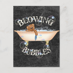 Carte Postale Bulles soufflantes
