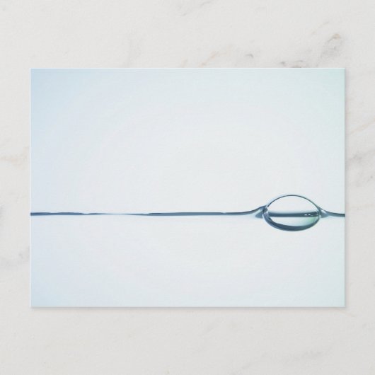 Carte Postale Bulles sur la surface de l'eau (Devant)