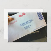 Carte Postale Bulletin de vote par correspondance (Devant / Derrière)