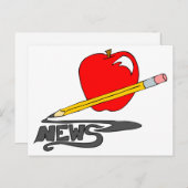 Carte Postale Bulletin scolaire (Devant / Derrière)