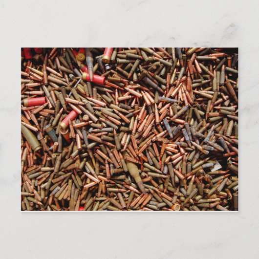 Carte Postale Bullets, munitions (Devant)