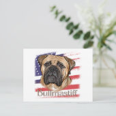 Carte Postale Bullmastiff (Debout devant)