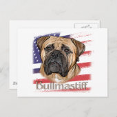 Carte Postale Bullmastiff (Devant / Derrière)
