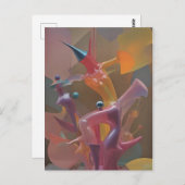 Carte Postale Bullrider - Ken Gage Art (Devant / Derrière)