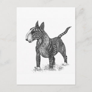 Carte postale Bullterrier