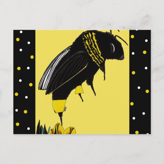 Carte Postale Bumble Bee (Devant)