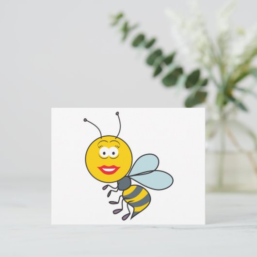 Carte Postale Bumble Bee Face (Debout devant)