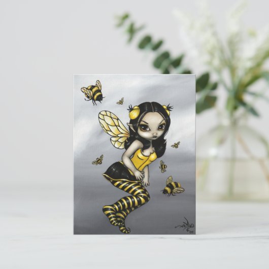 Carte postale "Bumblebee Fairy" (Debout devant)