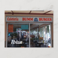 Carte postale Bumm Burger Ibiza