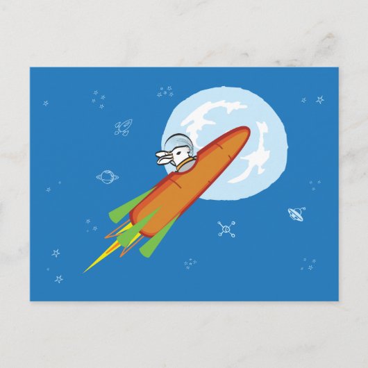 CARTE POSTALE BUN DE ROCKET (Devant)