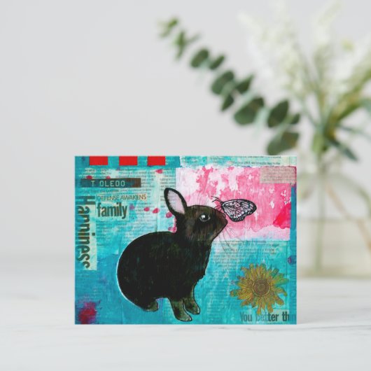 CARTE POSTALE BUN N BUTTERFLY (Debout devant)