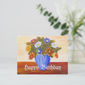 Carte Postale Bunch de fleurs (Debout devant)