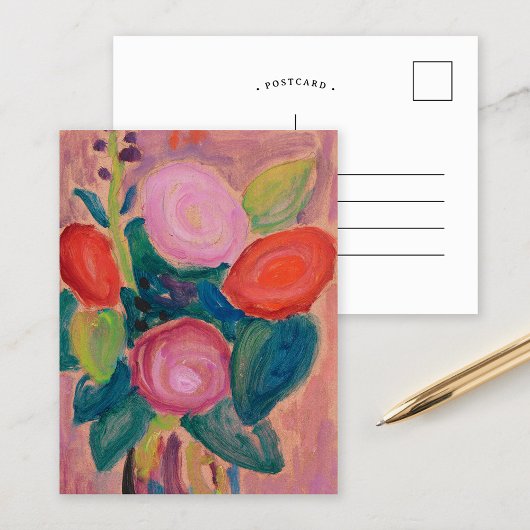 Carte Postale Bunch de fleurs dans Vase | von Jawlensky