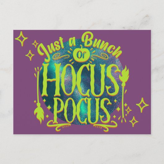 Carte Postale Buncha Hocus Pocus (Devant)
