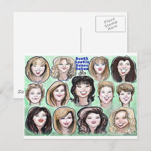 Carte Postale Bunco Babes (Devant / Derrière)