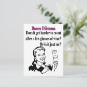 Carte Postale Bunco - Dilema drôle (Debout devant)