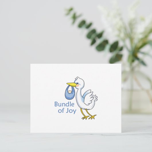 Carte Postale Bundle Of Joy (Debout devant)