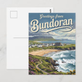 Carte Postale Bundoran Irlande (Devant / Derrière)