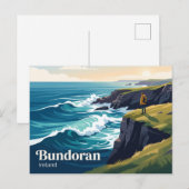 Carte Postale Bundoran Irlande (Devant / Derrière)