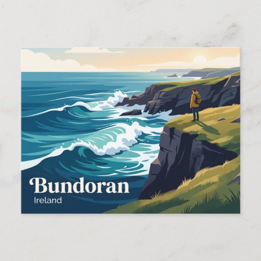 Carte Postale Bundoran Irlande (Devant)