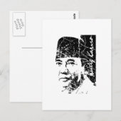 Carte Postale Bung Karno (Devant / Derrière)