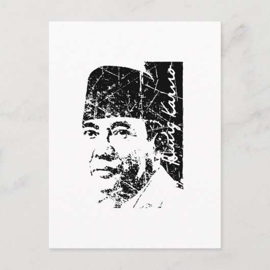 Carte Postale Bung Karno (Devant)