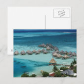 Carte Postale Bungalows de l'hôtel Beachcomber (Devant / Derrière)
