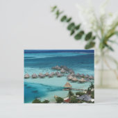 Carte Postale Bungalows de l'hôtel Beachcomber (Debout devant)