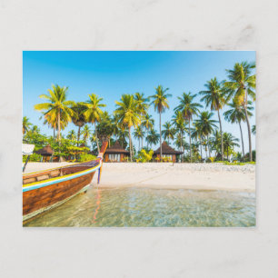 Carte Postale Bungalows sur la plage Ko Mook, Thaïlande