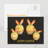 Carte postale Bunnies de Pâques (Devant / Derrière)