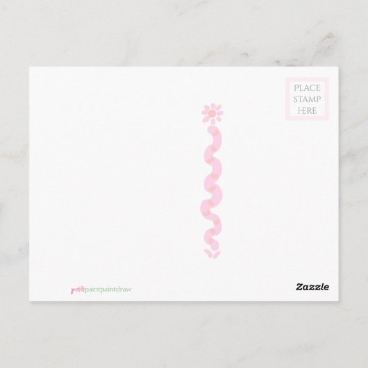 Carte postale Bunny avec Bugs (Dos)