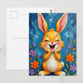 Carte Postale Bunny Bliss (Devant / Derrière)