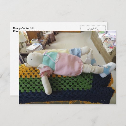 Carte Postale Bunny Centerfold (Devant / Derrière)