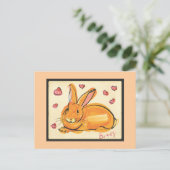 CARTE POSTALE BUNNY D'AMOUR (Debout devant)