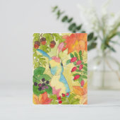 Carte Postale Bunny d'automne par Pepperment Art (Debout devant)